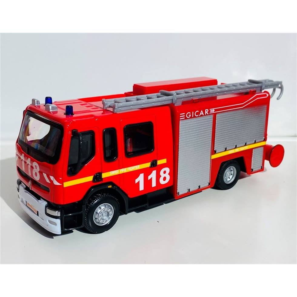 Burago - Renault Premium Pompier 1/50