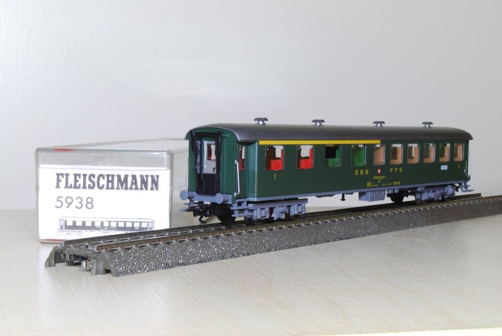Fleischmann 5938 Wagon SBB FFS 1ère et 2ème classe "HO"