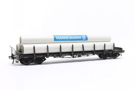 Fleischmann 1498 Wagon transport Mannesmann DB "HO"