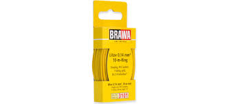 Brawa 3101 - Fils jaune 0.14 mm2 - rouleau de 10 mètres