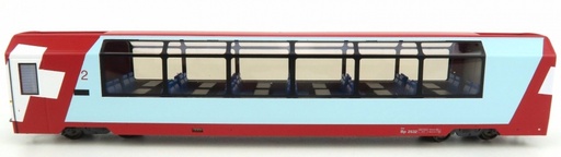 Bemo 3289 122 - Wagon panoramique RhB Bp 2532 "GEX" - HOm