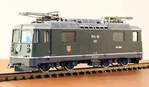 Bemo 1258 112 - Locomotive électrique RhB Ge 4/4 - Thusis Nr. 612 - HOm