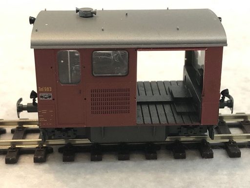Bemo 1276 403 - Draisine Brünic Tm II ep III RhB  N° 983 - HOm