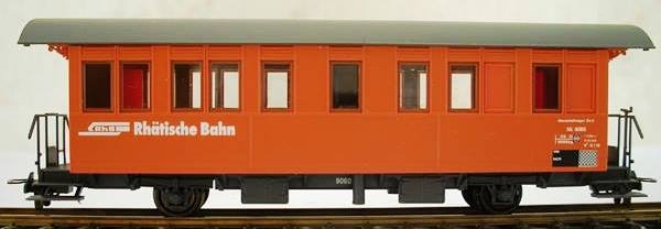 Bemo 3230 190 - Voiture transport du personnel  RhB Xk 9060 - HOm