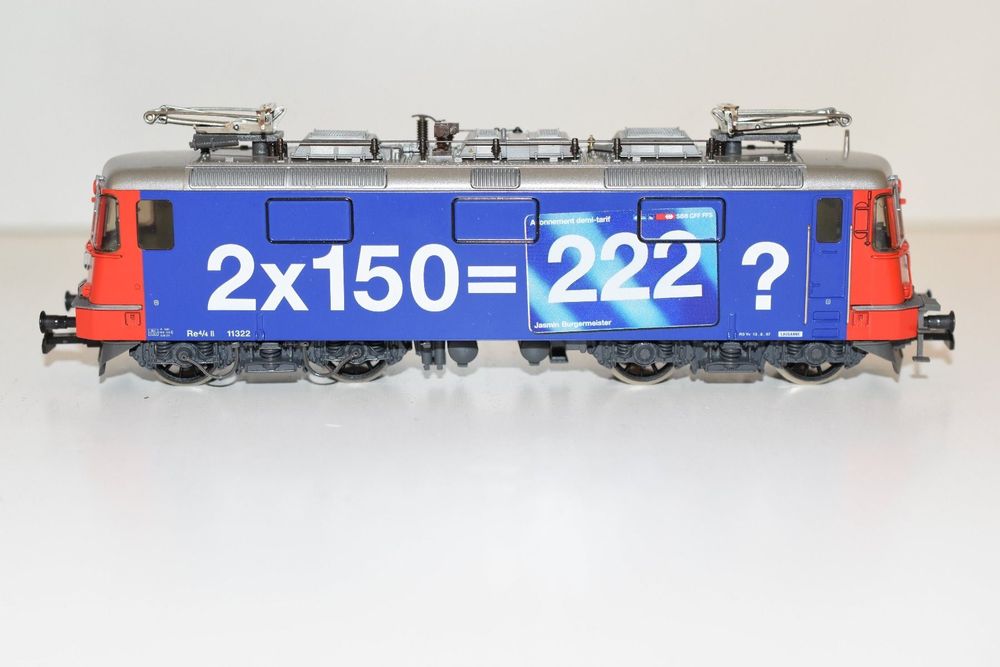 HAG 166 - Locomotive Re 4/4 II - SBB Abo 97 - HO