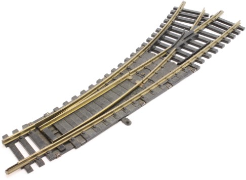 Fleischmann 6074 - Aiguillage courbe gauche, Pr. électr. 2,7 mm - HO