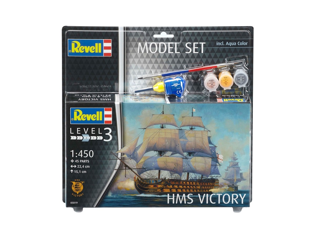 Revell 65819 - HMS Victory - 1/450 - 22.4 cm long - 45 pièces