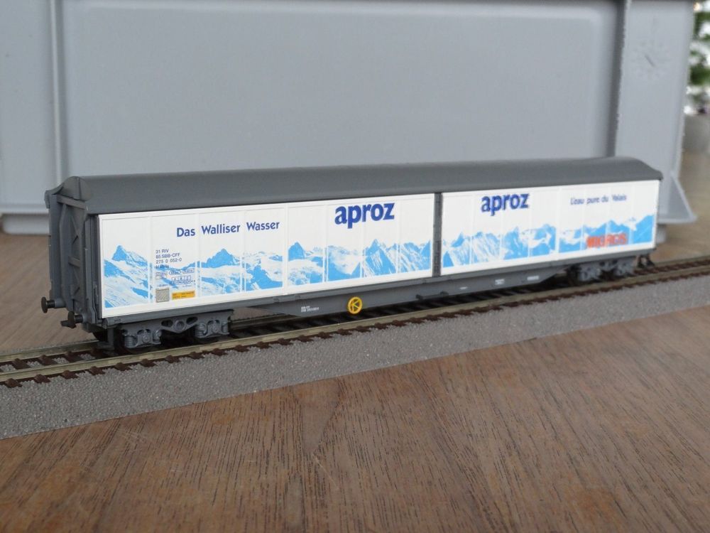 HAG 74016 - SBB Wagon container "Aproz" - AC- HO
