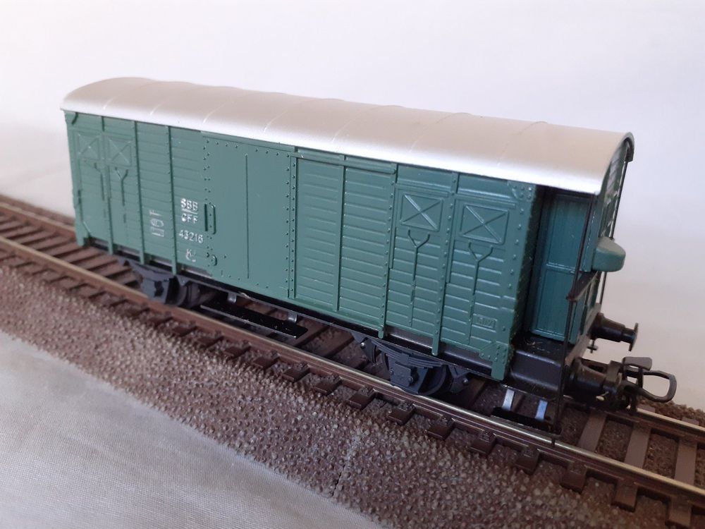 HAG 300 - SBB Wagon conteneur fermé - HO