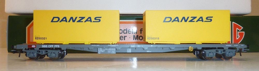 HAG 372 - SBB Wagon transport mobile "Danzas" - AC - HO