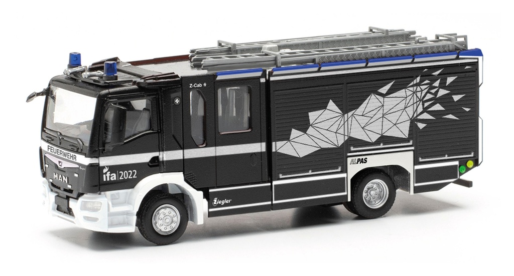 Herpa 096997 - MAN TGM CC Z-Cab - "Centre intercantonal de formation des sapeurs-pompiers suisses" - 1/87