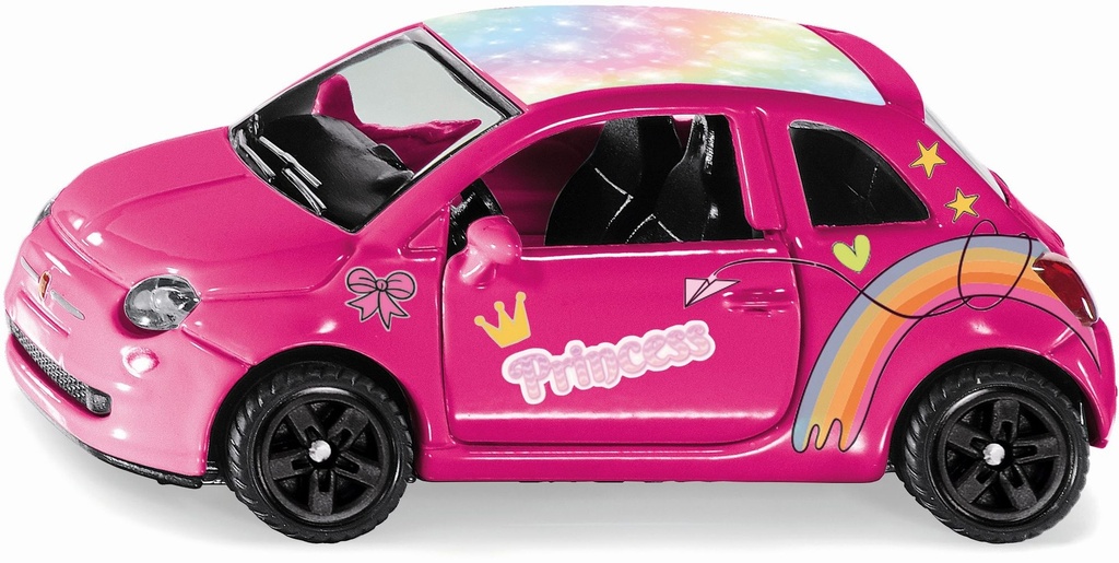 SIKU 6503 - Fiat 500 Princesse avec 56 autocollants