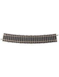 Fleischmann 6138 - Voie courbée R647, 18° avec balast - 200 mm - HO