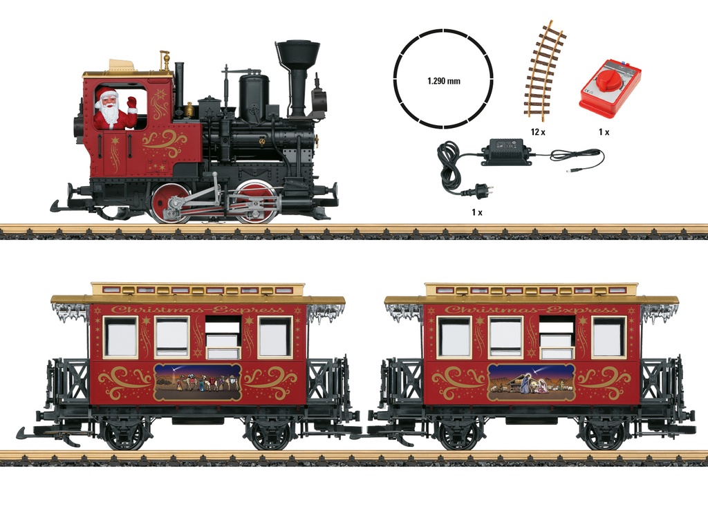 LGB 70308 - Coffret de départ - Train de Noël - G