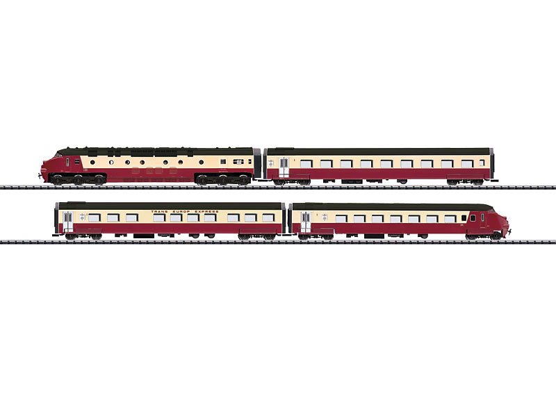MiniTrix 12338 - Coffret train automoteur rapide série Ram TEE - N