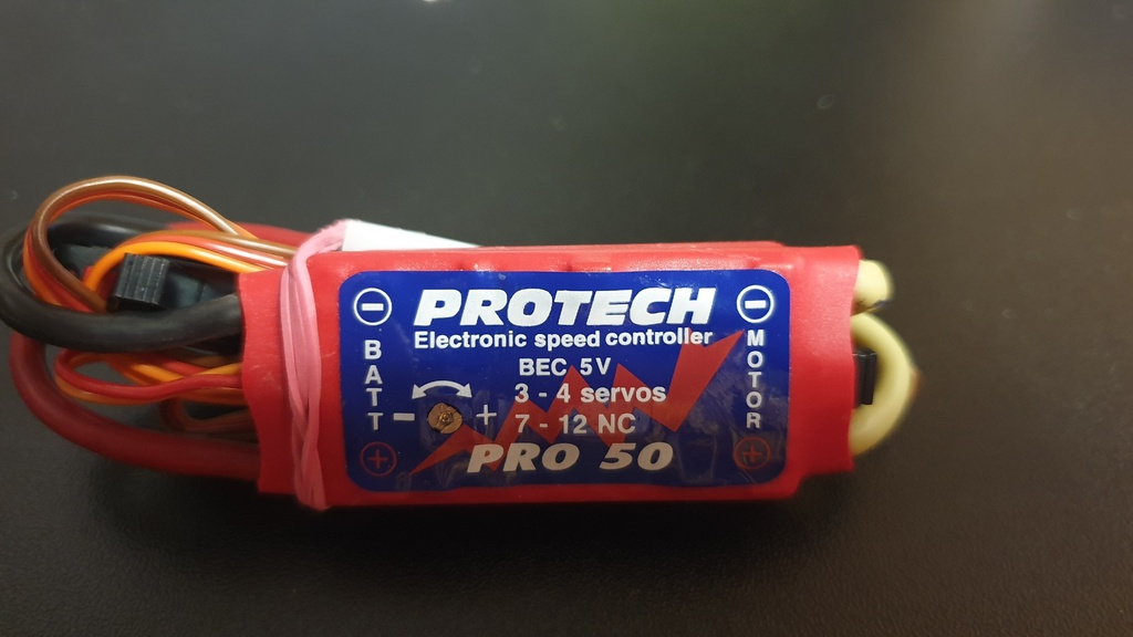 Protech Pro 50 - Variateur électronique BEC 5V - pour 3-4 servos - Spécial Avion