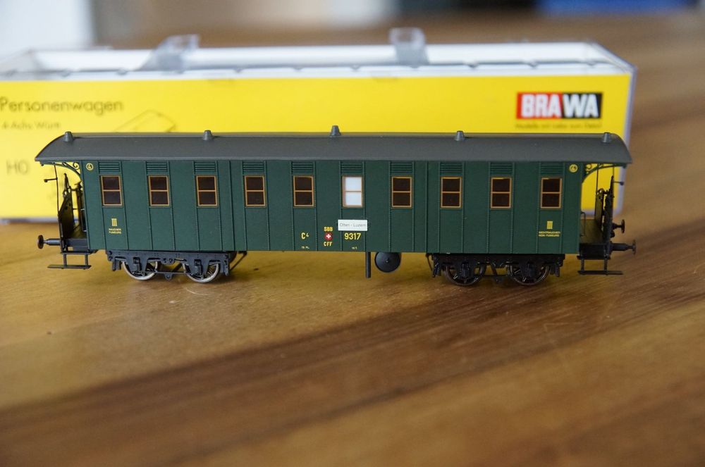 Brawa 2321 - Wagon voyageurs 9317 - SBB-CFF - HO