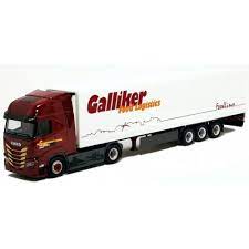 Herpa 949422 - Iveco Semi-remorque frigorifique S-Way "Galliker" - 1/87