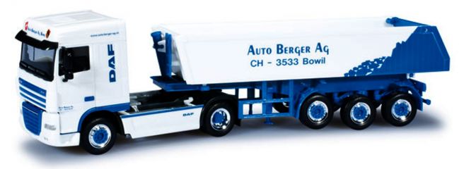 Herpa 288668 - DAF XF 105 Semi-remorque à benne basculante "Auto Berger" (CH) - 1/87