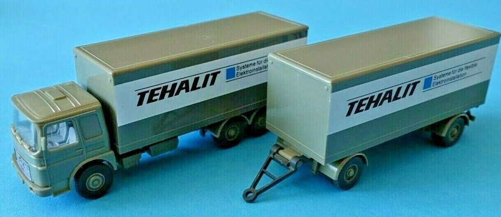 Wiking 27471 - MAN Train routier à fourgon "TEHALIT" - 1/87