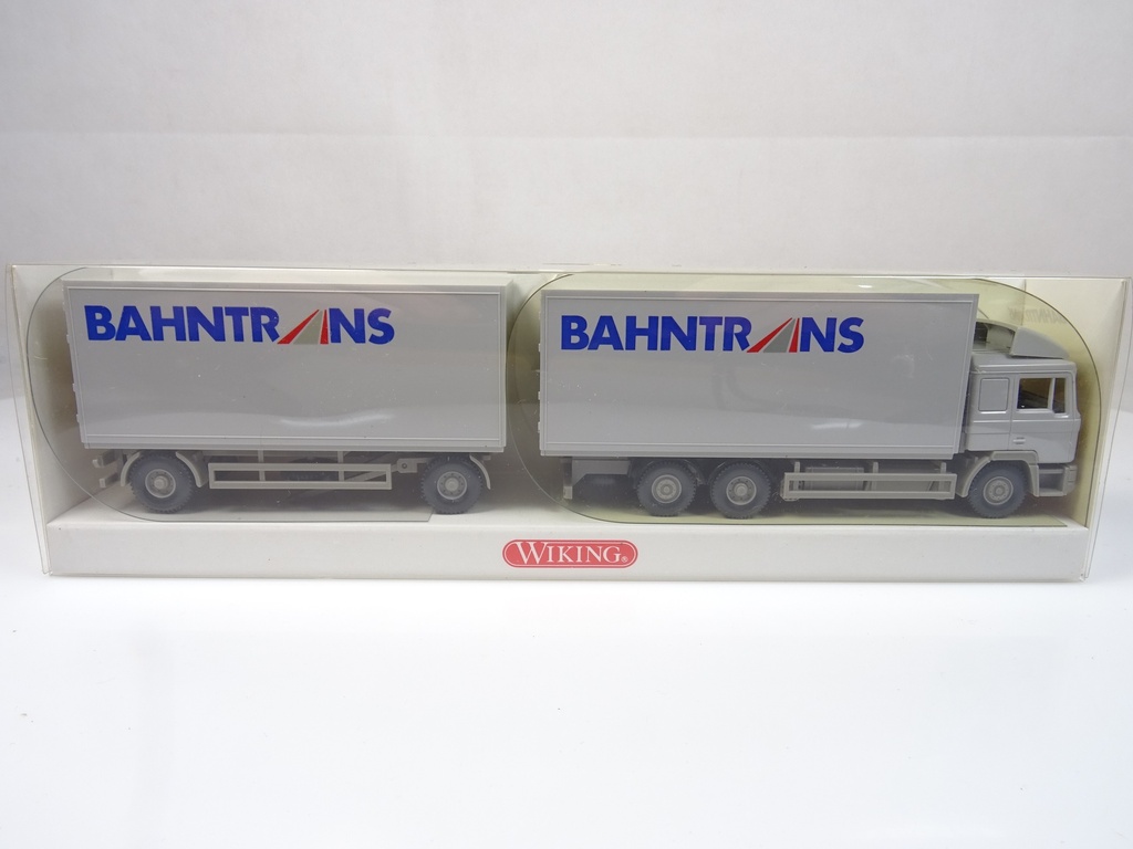 Wiking 5630136 - MAN F90 Camion-fourgon "BAHNTRANS" - 1/87