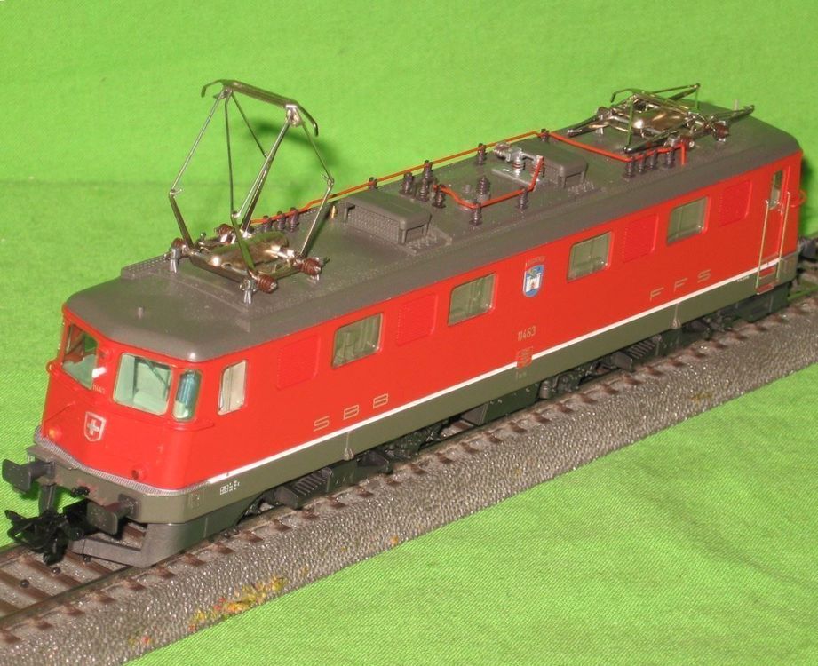 HAG 125 - Locomotive Ae 6/6 (avec pilote) "Göschenen" - (SBB-CFF) - HO