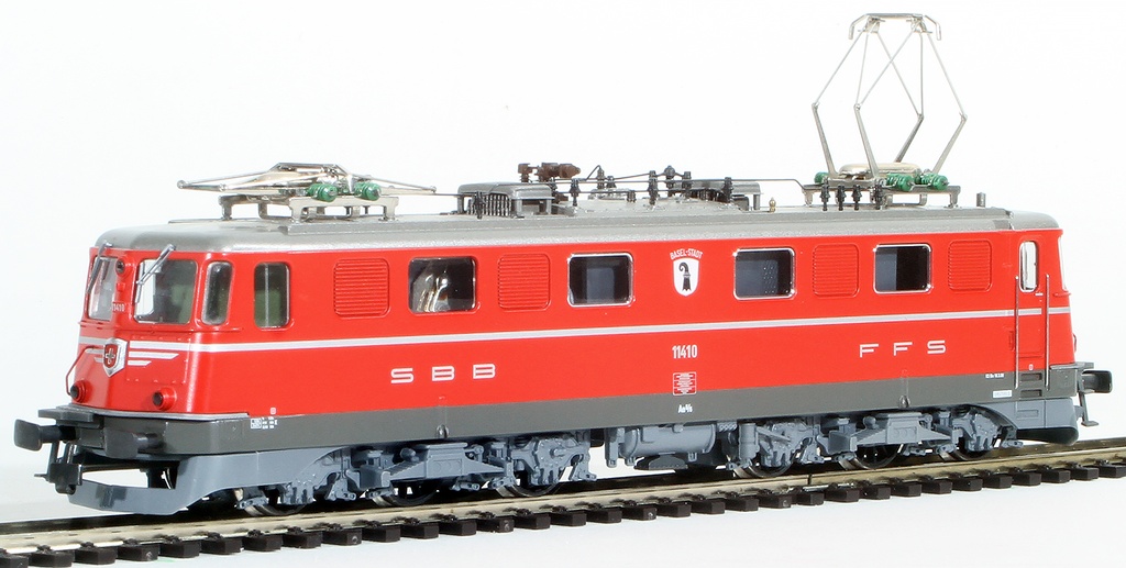 HAG 128 - Locomotive Ae 6/6 (avec pilote) "Basel Stadt" - (SBB-CFF) - HO