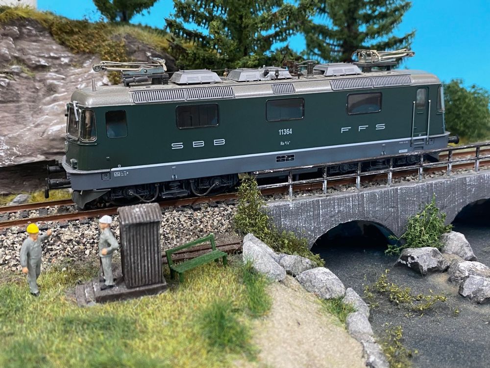HAG 167 - Locomotive Re 4/4II - 11364 - (SBB-CFF) - HO