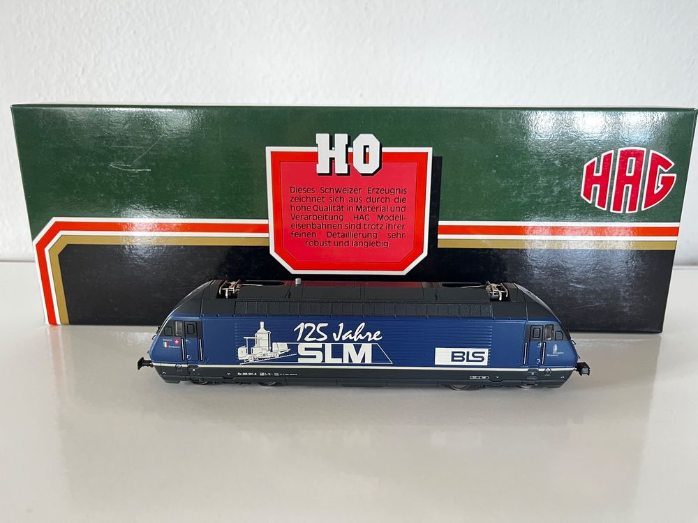 HAG 184 - Locomotive Re 4/4 BLS Typ 465 - 125 ans SLM - HO - ~