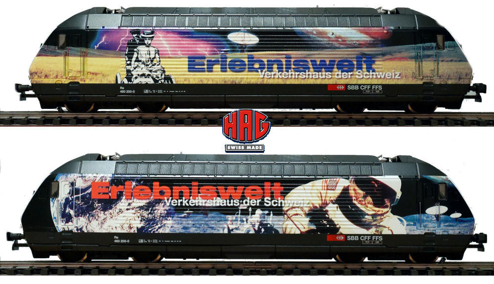 HAG 280 -  Locomotive Re 4/4 Typ 460 - "VHS" - HO