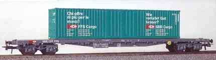 HAG 390 - SBB Wagon container fermé "Cargo" - AC - HO