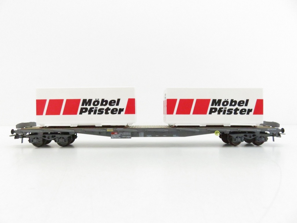 HAG 395 - SBB Wagon container fermé "Möbel Pfister" - DC - HO