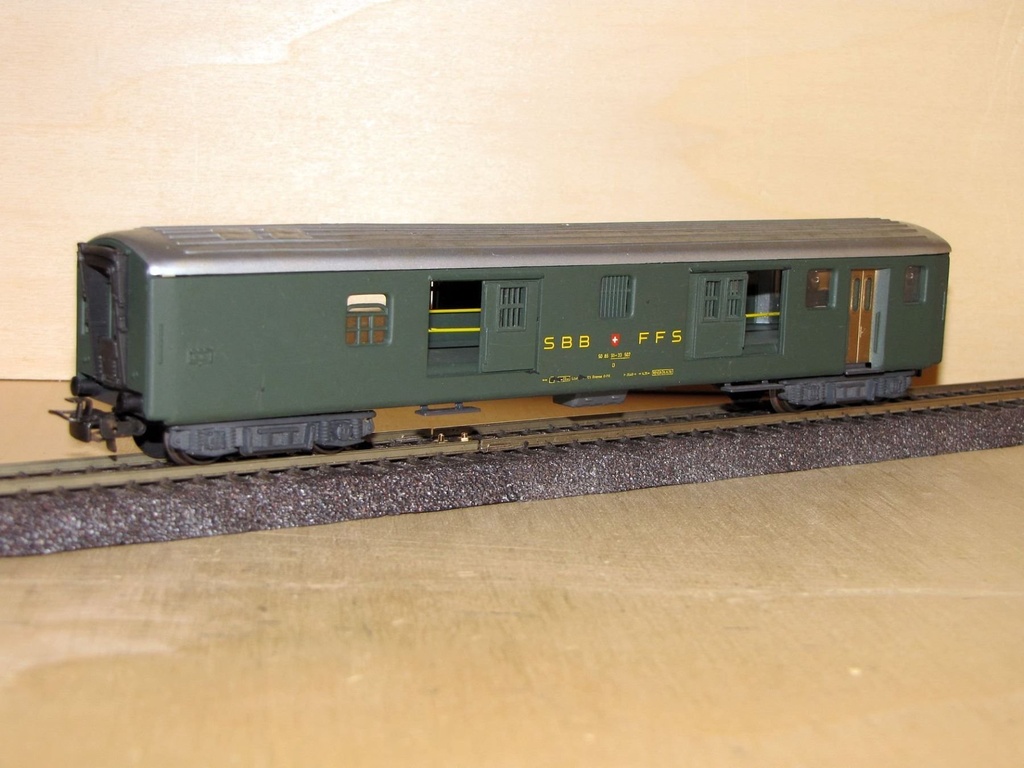HAG 411 - SBB-CFF Wagon à bagages - DC - HO