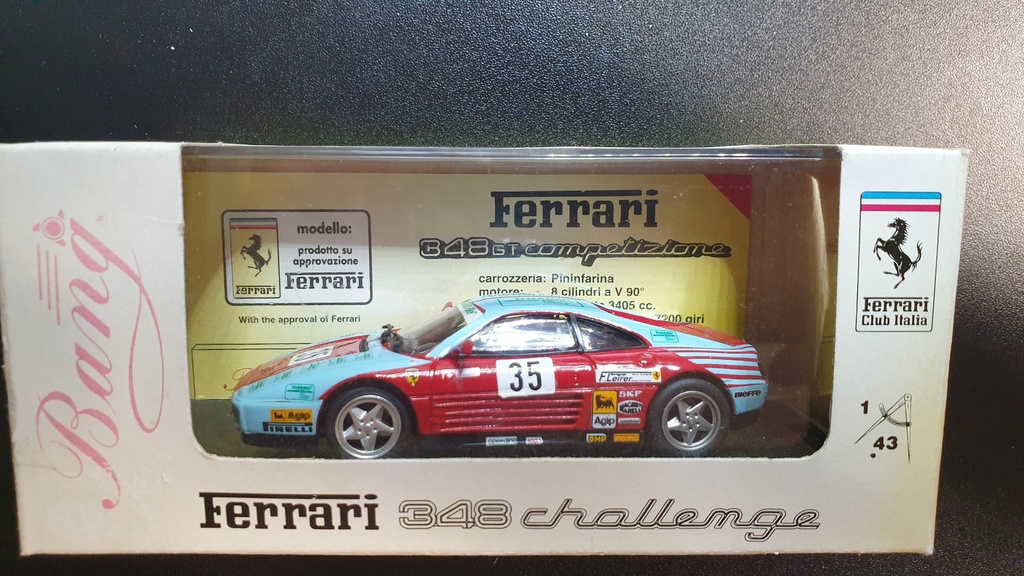 Bang - Ferrari 348 TB - 1994 - D. Kunzli -1/43