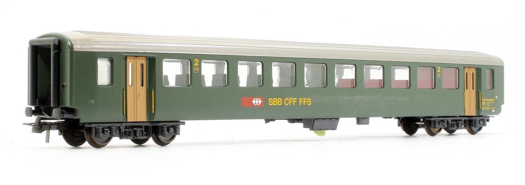 HAG 481 - 55001 - SBB Wagon voyageurs 2ème classe - HO (DC)
