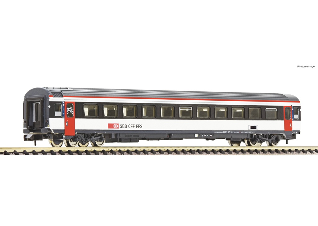 Fleischmann 6260017 Wagon voyageurs (2 portes rouges) 2ème classe SBB-CFF-FFS "N"  