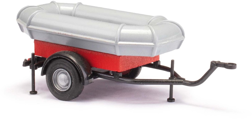 Busch 59969 - Remorque de Pompiers avec bateau - 1/87