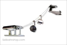 C 84394 - Téléphérique électrique Uni-G gris/noir/rouge (avec adaptateur électrique 230V) - 1/32 