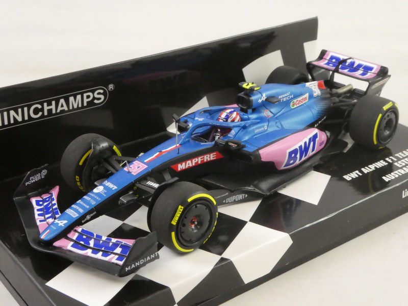 Minichamps - Alpine A522 "BWT Alpine F1 Team" - Australian GP 2022 - #31 - E. Ocon - 1/43   