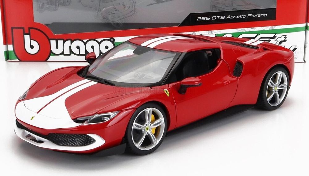 Burago - Ferrari 296 GTB - Assetto Fiorano -1/18  
