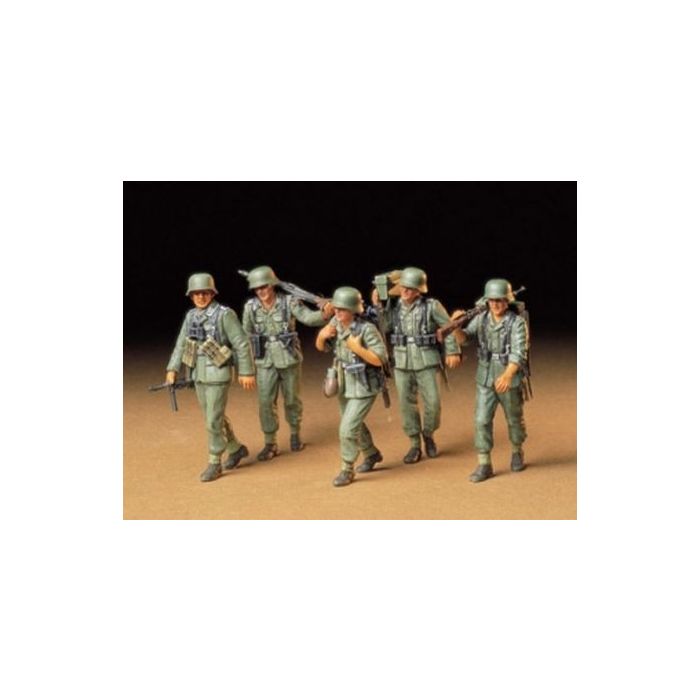 Tamiya 35184 - Military Miniatures German Machine Gun (5 personnages) - 1/35  