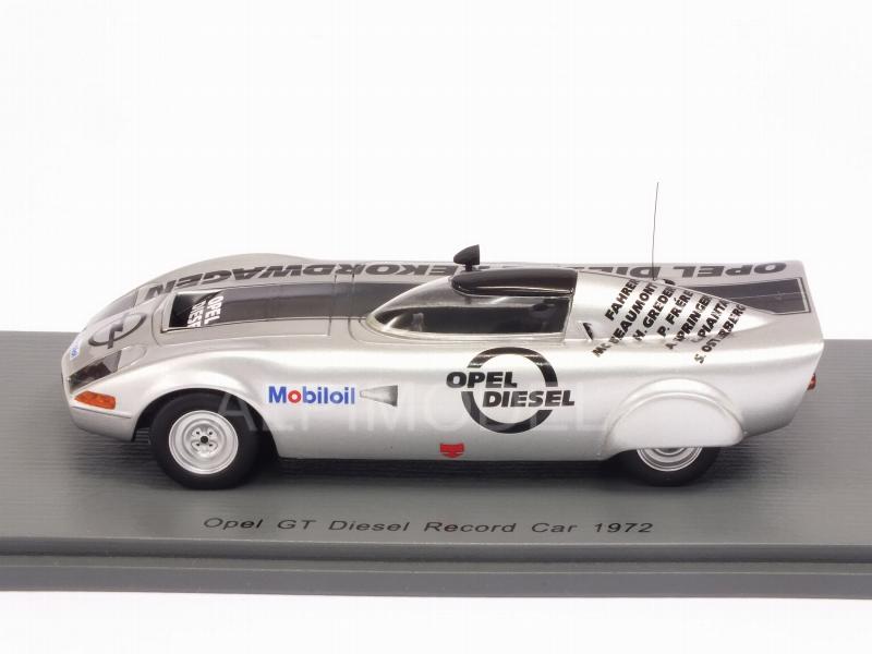 Bizarremodel B1002 - Opel GT Diesel Record Car -1972 -1/43  