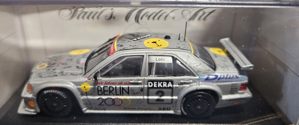 Minichamps Mercedes 190 E. Kl.1 - DTM '93 - AMG Berlin 2000 - E. Lohr -1/43 