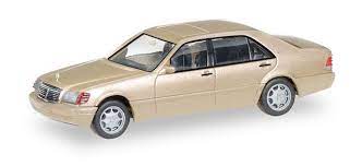 Herpa 038775 - Mercedes-Benz - S-Klasse - Or métallisée - 1/87 