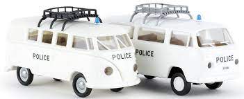 Brekina 99294 - VW-Kombi T2 "Police canton de Vaud" - (2 pièces) 1/87  