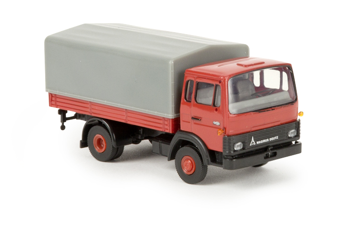 Brekina 34700 - Camion Magirus MK PP - rouge -1/87  
