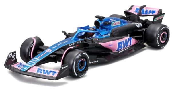 Burago - "BWT Alpine F1 Team" A523 - 2023 - #31 - E. Ocon - 1/43   (sans le pilote)
