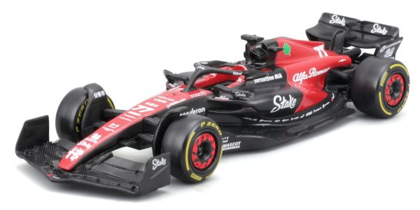 Burago - Alfa Romeo F1 Team Stake C43 - 2023 - #77 - V. Bottas - 1/43 (sans le pilote)     