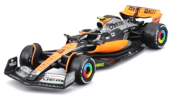 Burago - McLaren F1 Team MCL60 - 2023 - #4 - L. Norris - 1/43 (sans le pilote)    