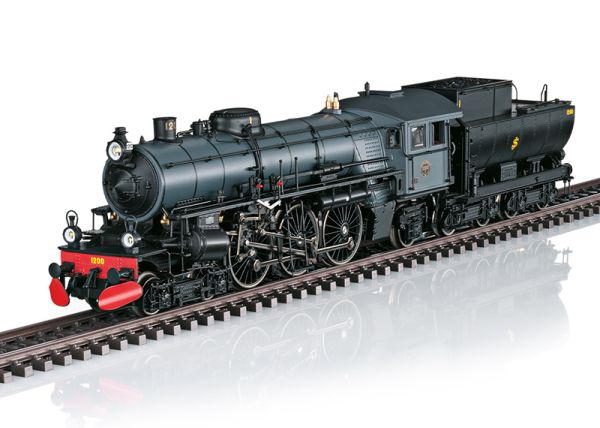 Märklin 39490 - Locomotive à vapeur avec tender séparé F 1200 des chemins de fer suédois (SJ) - HO 